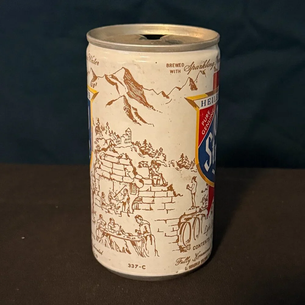 Heileman's Old Style Light Lager vintage beer can